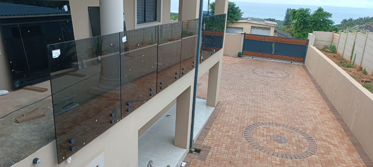 Modern residential aluminium windows and glass facade